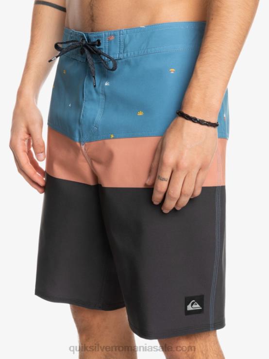 albastru de provincie surfsilk panel 20 boardshorts XT6B1458 bărbați Quiksilver