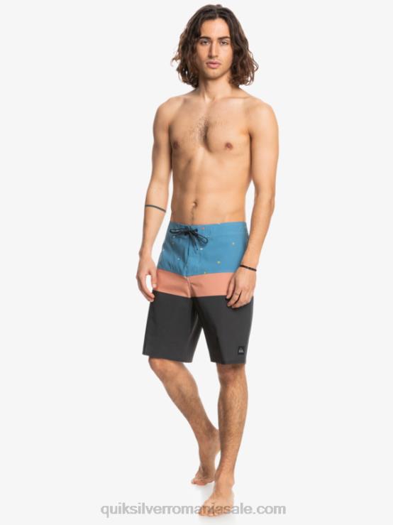 albastru de provincie surfsilk panel 20 boardshorts XT6B1458 bărbați Quiksilver