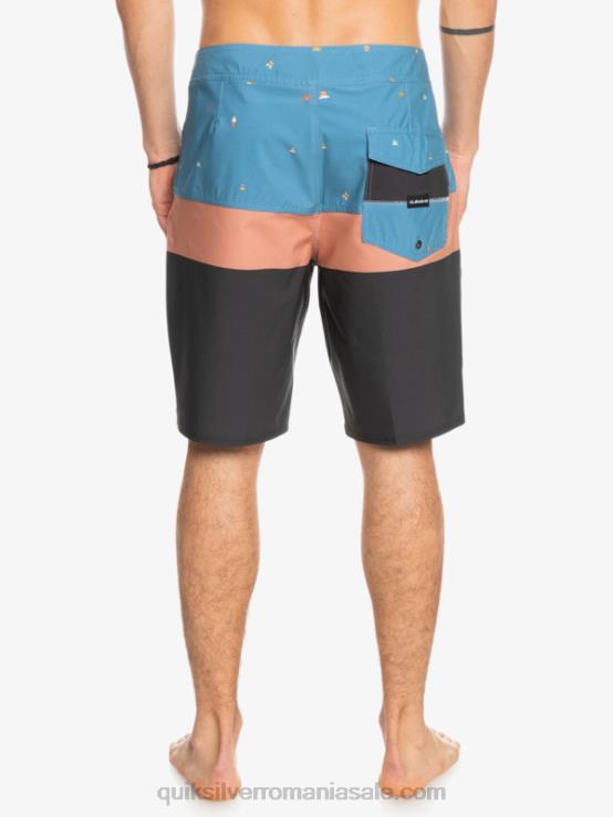 albastru de provincie surfsilk panel 20 boardshorts XT6B1458 bărbați Quiksilver