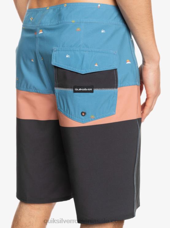 albastru de provincie surfsilk panel 20 boardshorts XT6B1458 bărbați Quiksilver