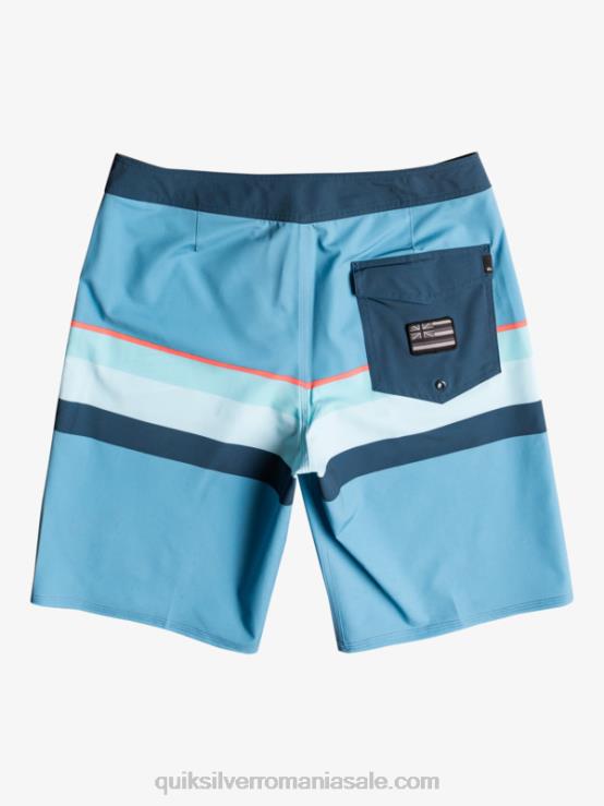 albastru delph surfsilk faded stripe 20 boardshorts XT6B1604 bărbați Quiksilver