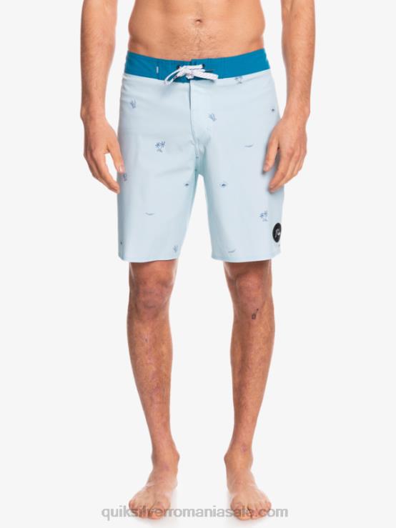 albastru gri surfsilk a distanțat 19 boardshorts XT6B1812 bărbați Quiksilver