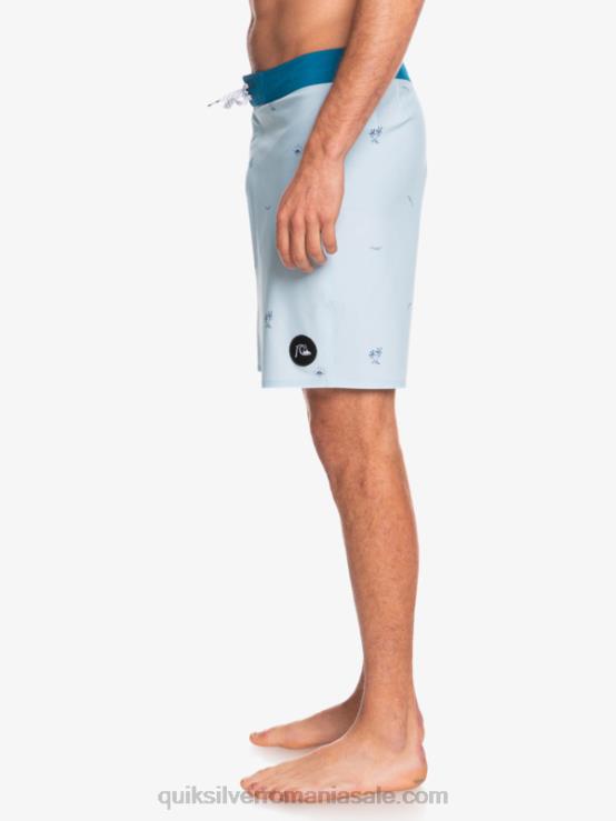 albastru gri surfsilk a distanțat 19 boardshorts XT6B1812 bărbați Quiksilver