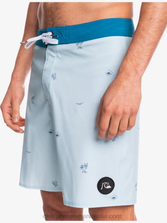 albastru gri surfsilk a distanțat 19 boardshorts XT6B1812 bărbați Quiksilver