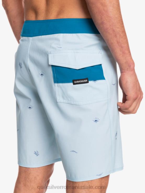 albastru gri surfsilk a distanțat 19 boardshorts XT6B1812 bărbați Quiksilver