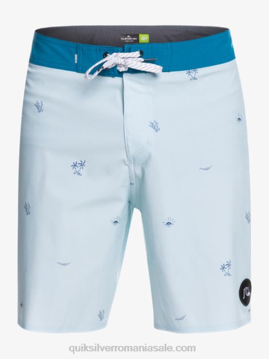 albastru gri surfsilk a distanțat 19 boardshorts XT6B1812 bărbați Quiksilver
