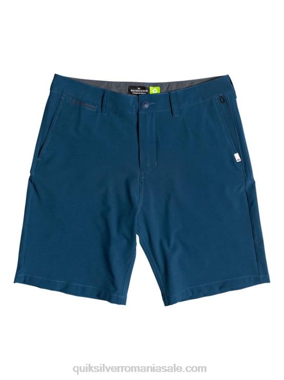 albastru majolica pantaloni scurți hibrid union amphibian 20 XT6B1320 bărbați Quiksilver