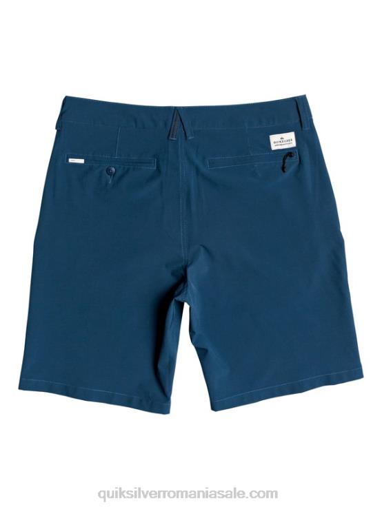 albastru majolica pantaloni scurți hibrid union amphibian 20 XT6B1320 bărbați Quiksilver