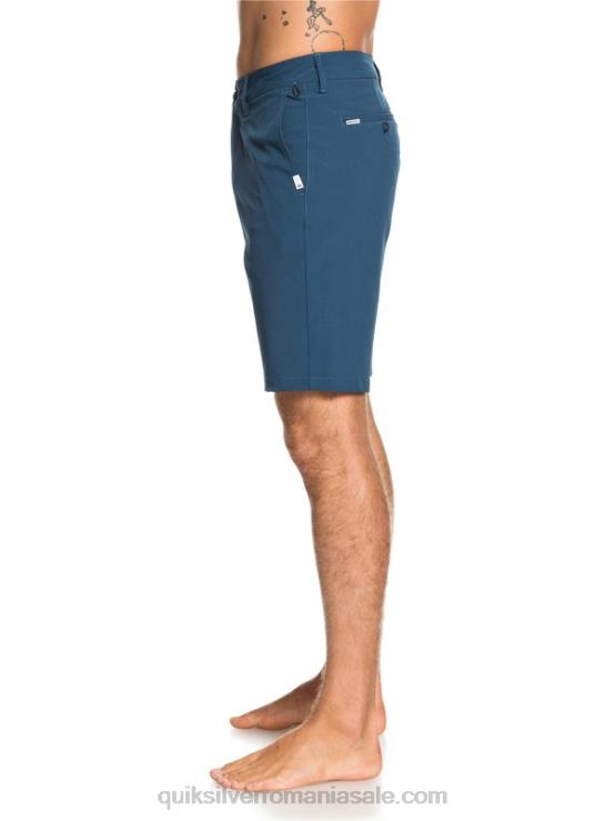 albastru majolica pantaloni scurți hibrid union amphibian 20 XT6B1320 bărbați Quiksilver