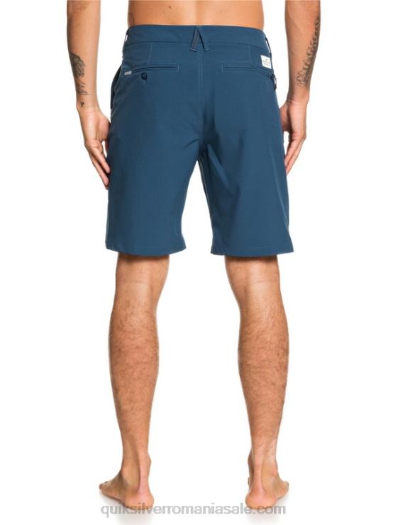albastru majolica pantaloni scurți hibrid union amphibian 20 XT6B1320 bărbați Quiksilver