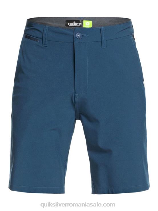 albastru majolica pantaloni scurți hibrid union amphibian 20 XT6B1320 bărbați Quiksilver