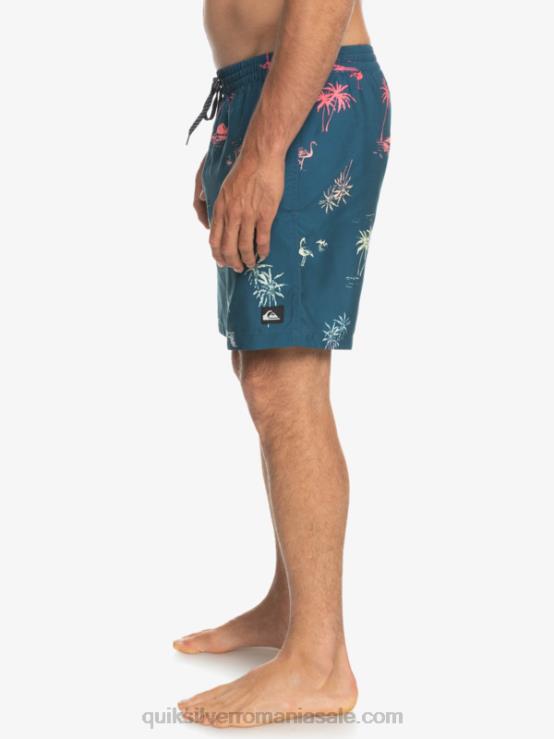 albastru majolica se amestecă zilnic 17 salve XT6B1465 bărbați Quiksilver