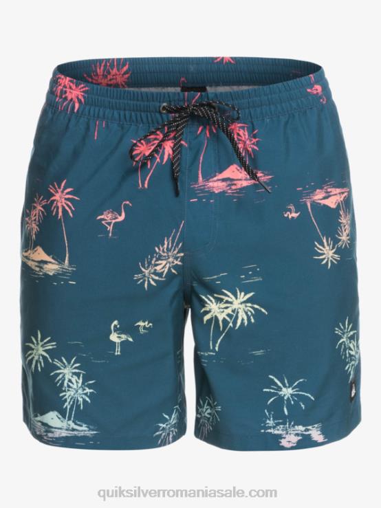 albastru majolica se amestecă zilnic 17 salve XT6B1465 bărbați Quiksilver