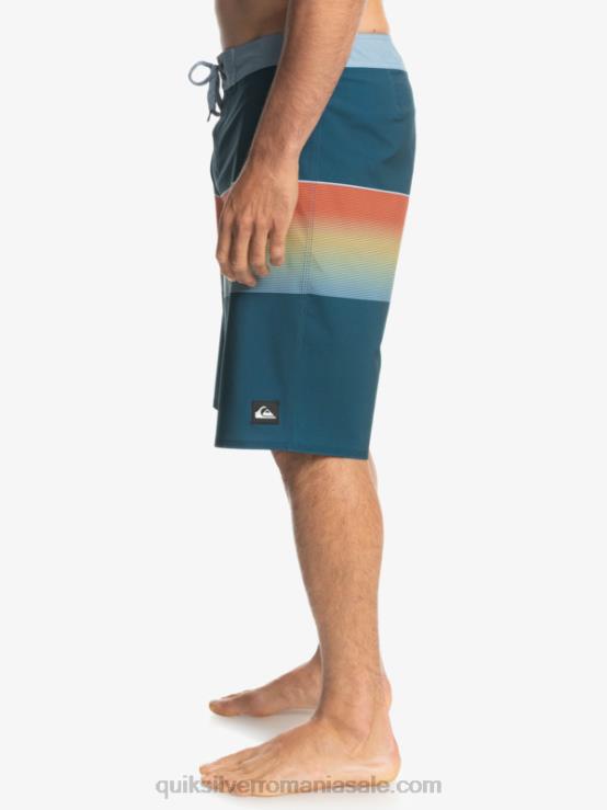 albastru majolica surfsilk slab 21 boardshorts XT6B1411 bărbați Quiksilver