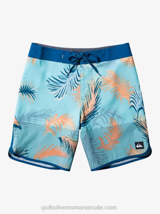 albastru marocan highlite scallop 19 boardshorts XT6B27 bărbați Quiksilver