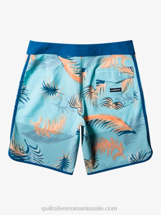 albastru marocan highlite scallop 19 boardshorts XT6B27 bărbați Quiksilver