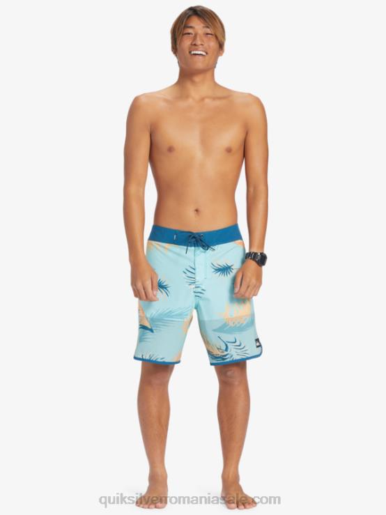 albastru marocan highlite scallop 19 boardshorts XT6B27 bărbați Quiksilver