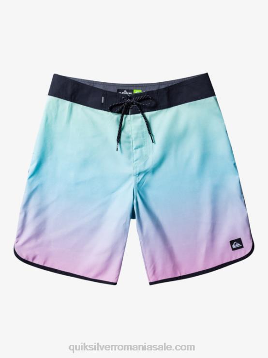 albastru râu scallop de zi cu zi 19 boardshorts XT6B766 bărbați Quiksilver