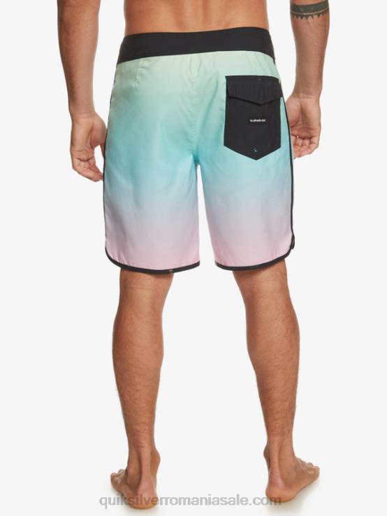 albastru râu scallop de zi cu zi 19 boardshorts XT6B766 bărbați Quiksilver