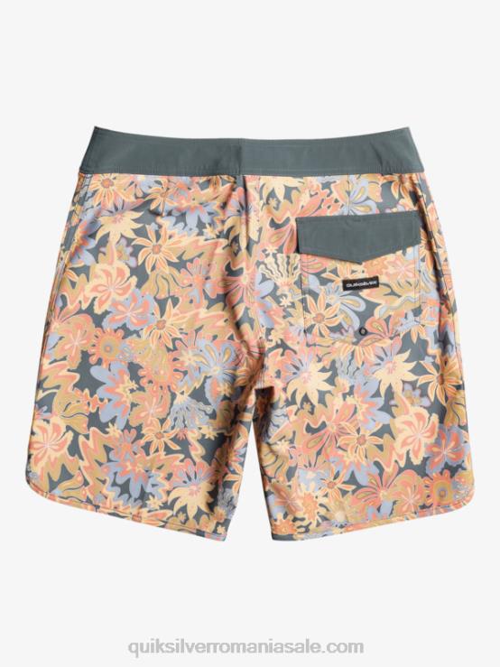 ardezie întunecată surfsilk scallop 19 boardshorts XT6B219 bărbați Quiksilver