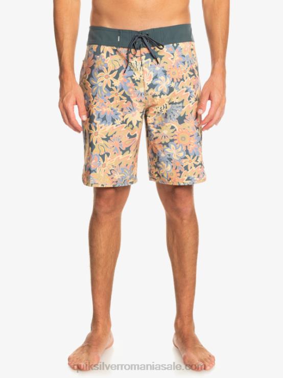 ardezie întunecată surfsilk scallop 19 boardshorts XT6B219 bărbați Quiksilver
