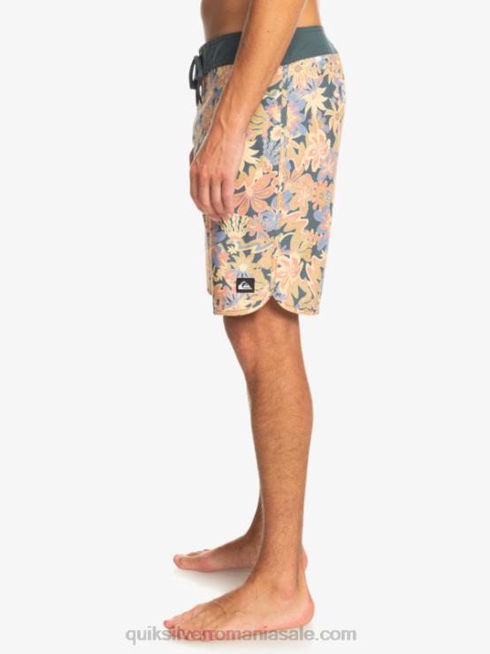 ardezie întunecată surfsilk scallop 19 boardshorts XT6B219 bărbați Quiksilver
