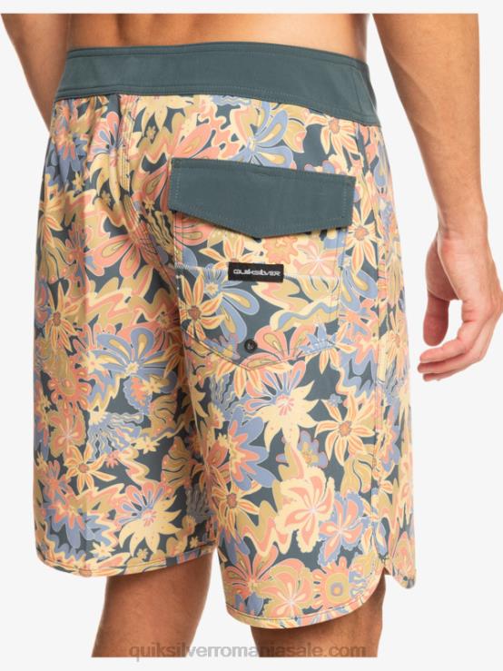 ardezie întunecată surfsilk scallop 19 boardshorts XT6B219 bărbați Quiksilver