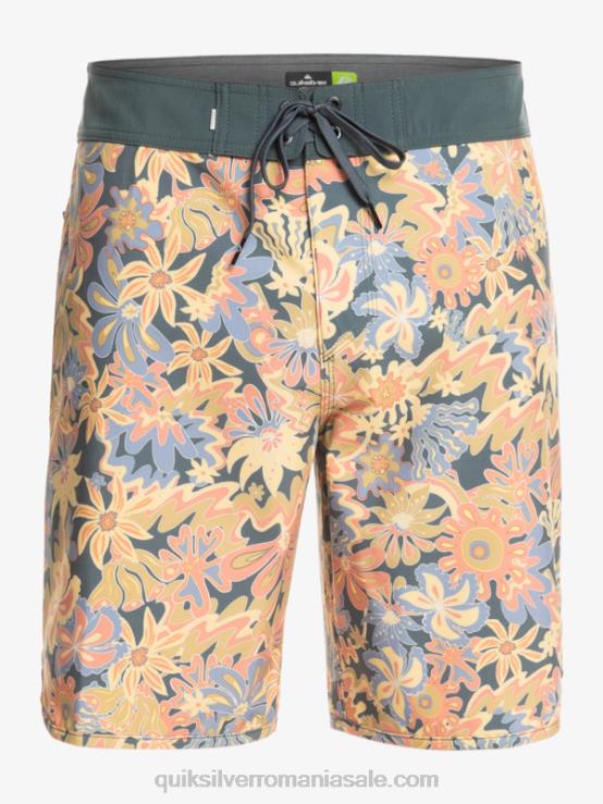 ardezie întunecată surfsilk scallop 19 boardshorts XT6B219 bărbați Quiksilver
