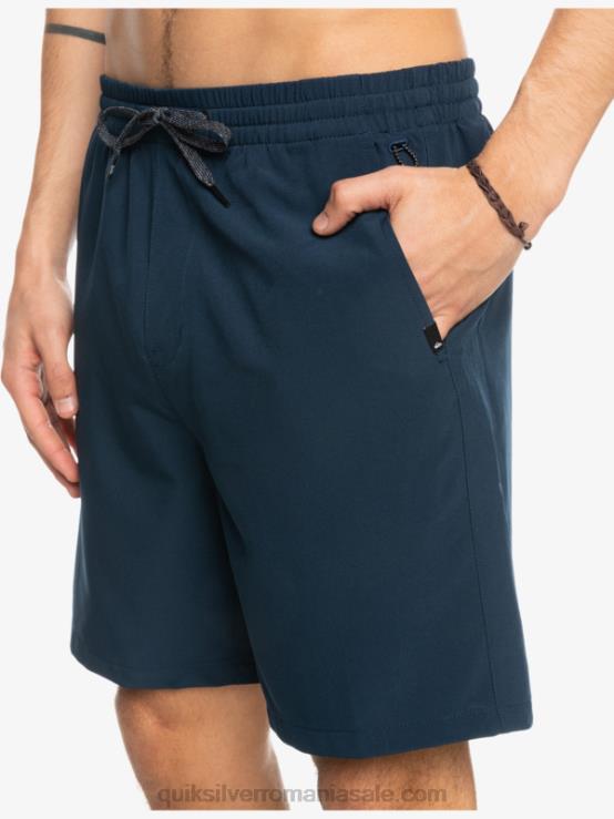 blazer bleumarin pantaloni scurți elastic ocean 18 amfibieni XT6B349 bărbați Quiksilver