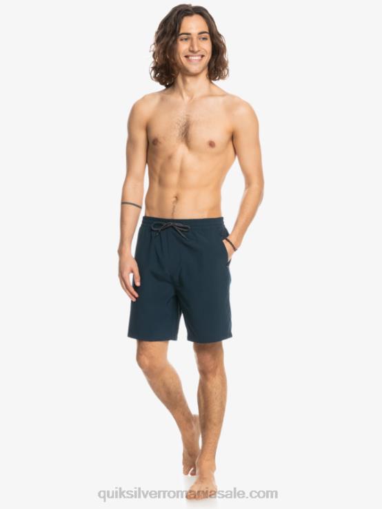 blazer bleumarin pantaloni scurți elastic ocean 18 amfibieni XT6B349 bărbați Quiksilver