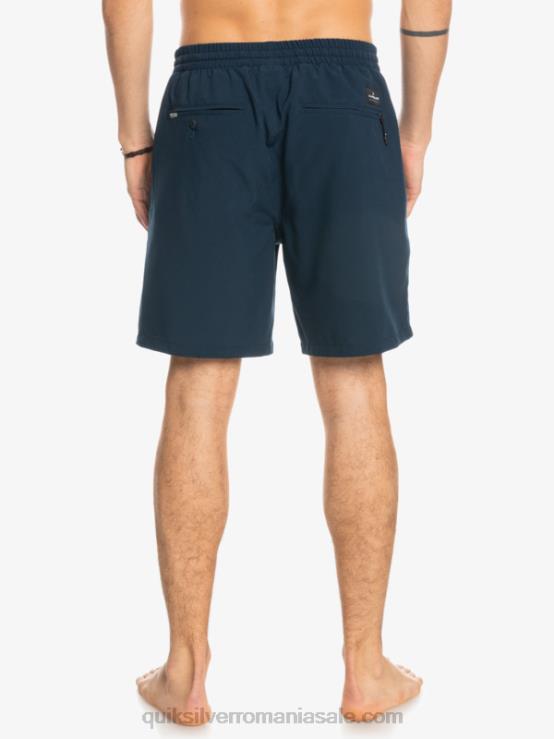 blazer bleumarin pantaloni scurți elastic ocean 18 amfibieni XT6B349 bărbați Quiksilver