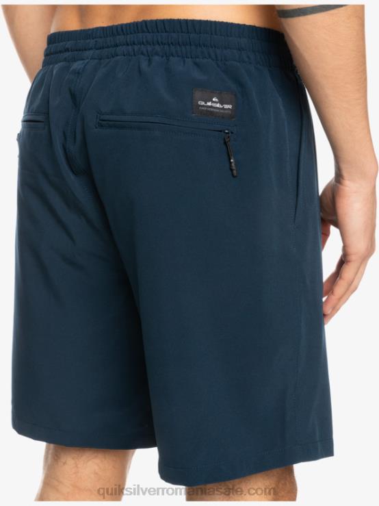 blazer bleumarin pantaloni scurți elastic ocean 18 amfibieni XT6B349 bărbați Quiksilver
