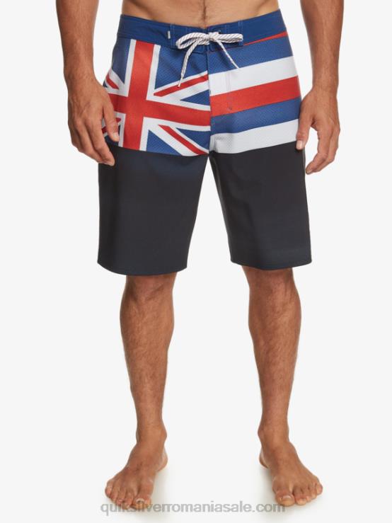 blazer bleumarin surfsilk hawaii pride 20 boardshorts XT6B182 bărbați Quiksilver
