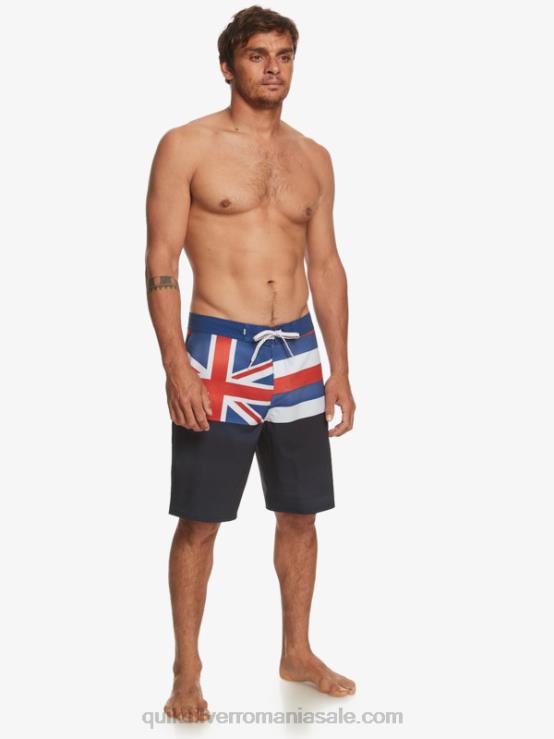 blazer bleumarin surfsilk hawaii pride 20 boardshorts XT6B182 bărbați Quiksilver
