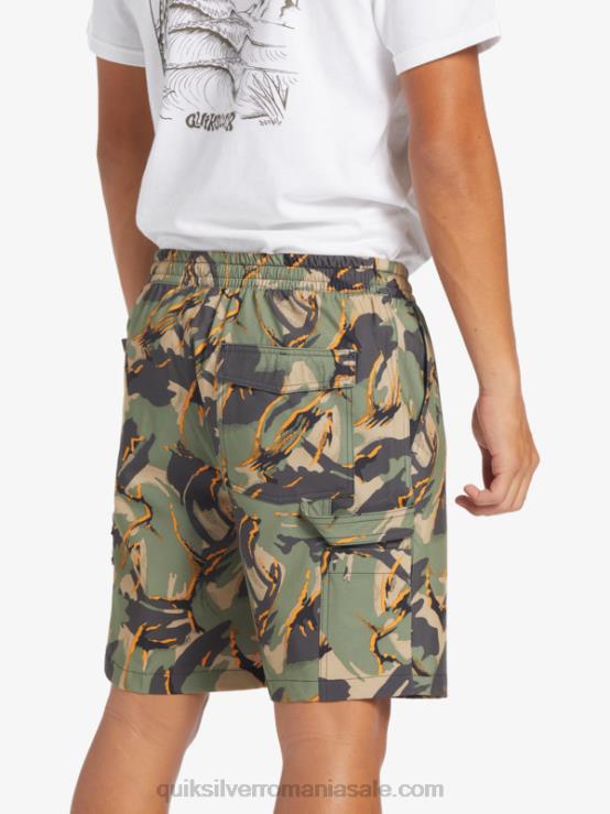 camo - plage taxer cargo 18 amphibian boardshorts XT6B252 bărbați Quiksilver