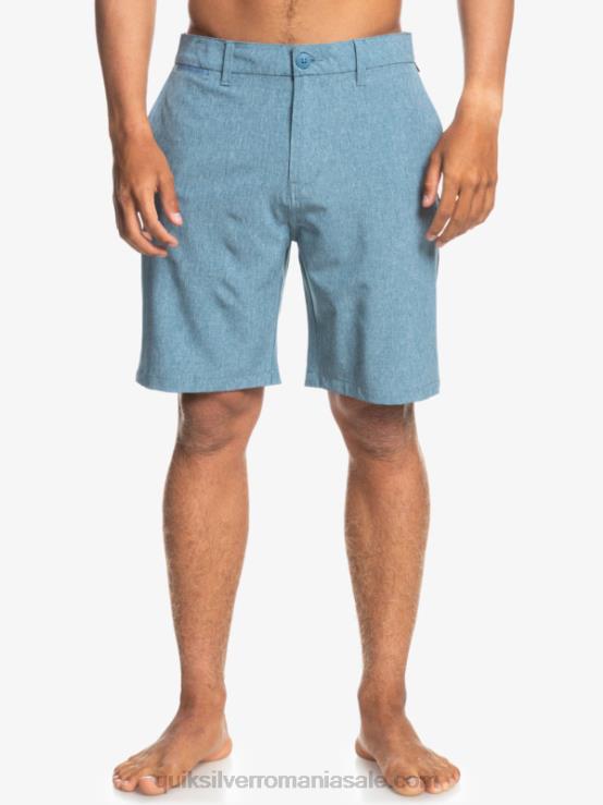 capitanii albastri pantaloni scurți hibrid union heather amphibian 20 XT6B1586 bărbați Quiksilver