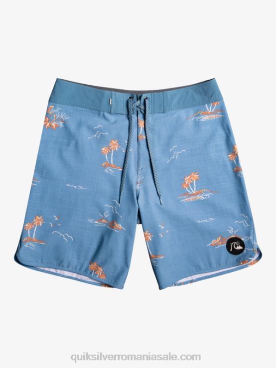 capitanii albastri surfsilk scallop 19 boardshorts XT6B1498 bărbați Quiksilver