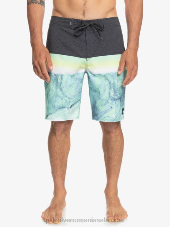 cenușă verde surfsilk panel 20 boardshorts XT6B1451 bărbați Quiksilver