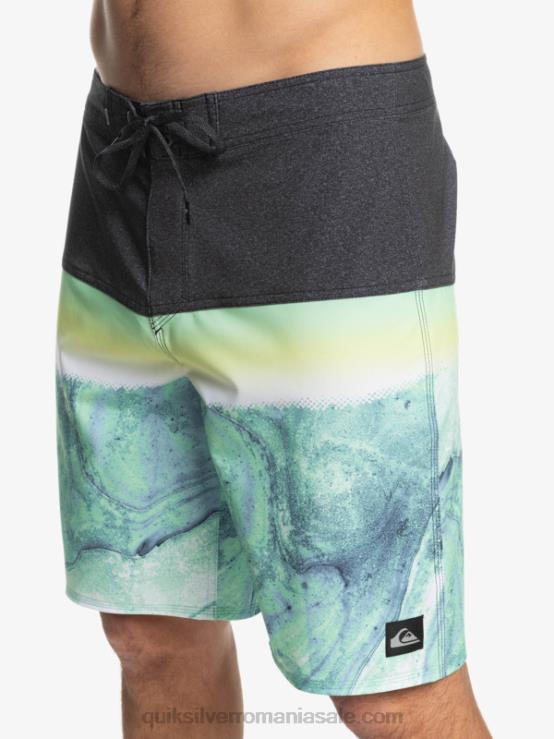 cenușă verde surfsilk panel 20 boardshorts XT6B1451 bărbați Quiksilver