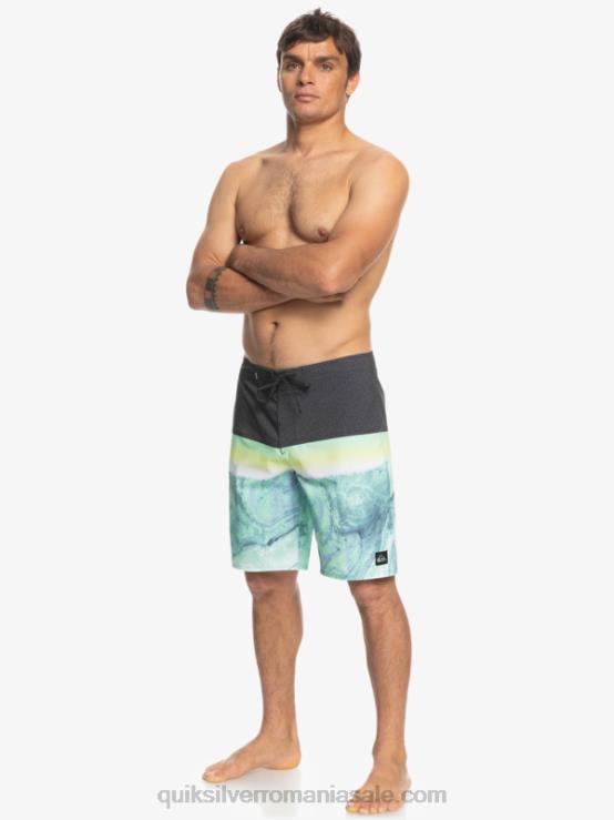 cenușă verde surfsilk panel 20 boardshorts XT6B1451 bărbați Quiksilver