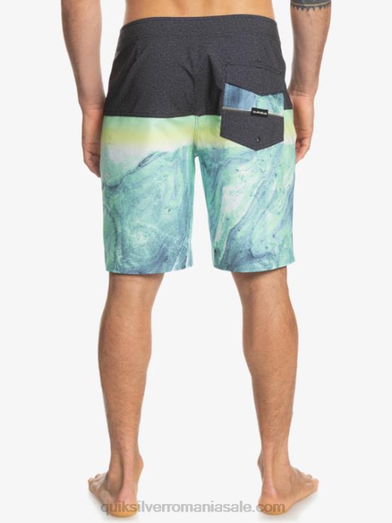 cenușă verde surfsilk panel 20 boardshorts XT6B1451 bărbați Quiksilver