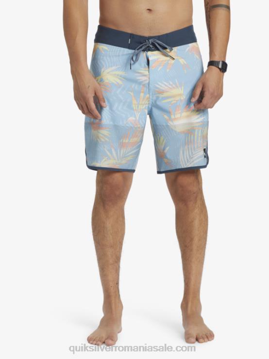 cer albastru highlite scallop 19 boardshorts XT6B34 bărbați Quiksilver