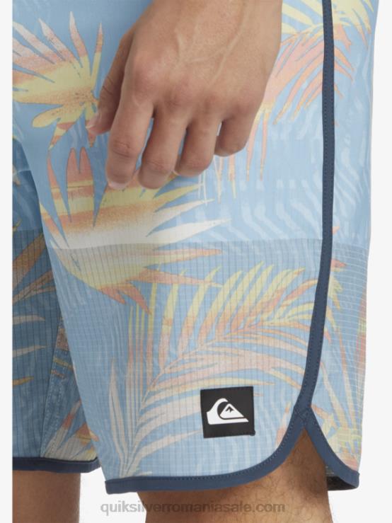 cer albastru highlite scallop 19 boardshorts XT6B34 bărbați Quiksilver