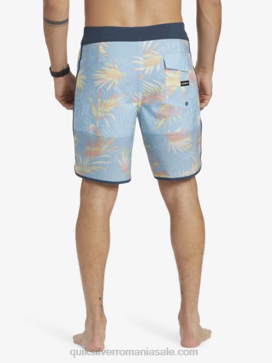 cer albastru highlite scallop 19 boardshorts XT6B34 bărbați Quiksilver