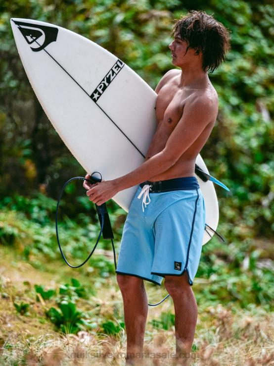 cer albastru original scallop 18 boardshorts XT6B88 bărbați Quiksilver