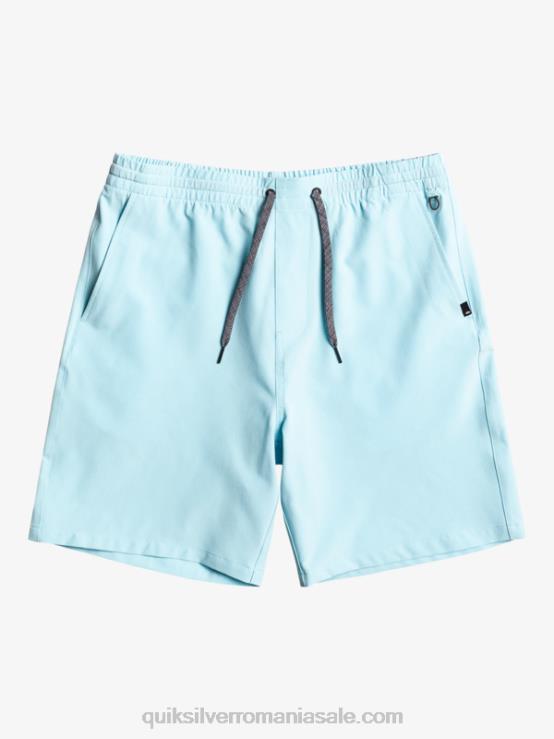 cer albastru pantaloni scurți elastic ocean 18 amfibieni XT6B347 bărbați Quiksilver