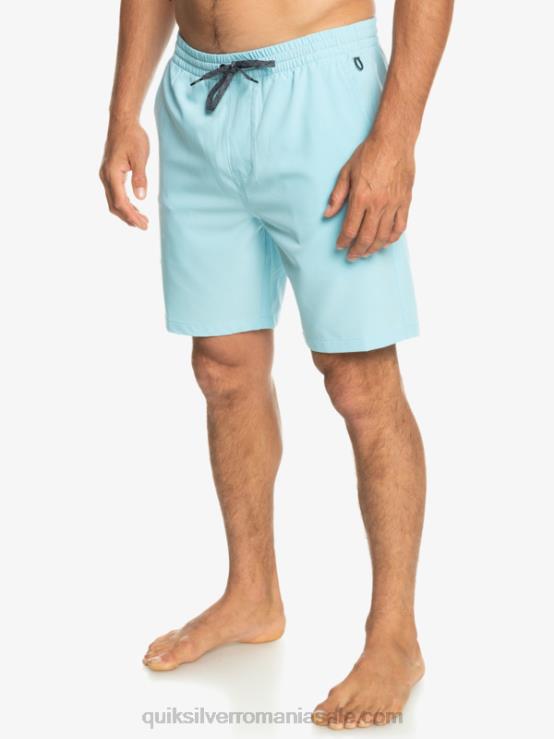 cer albastru pantaloni scurți elastic ocean 18 amfibieni XT6B347 bărbați Quiksilver
