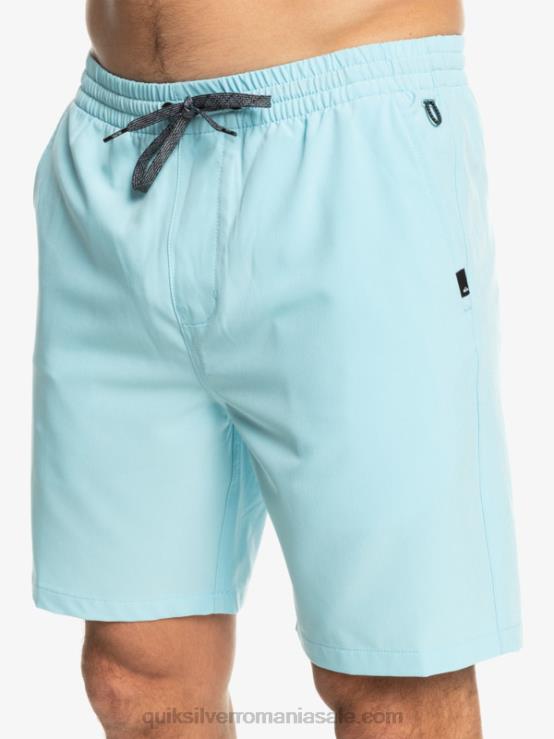 cer albastru pantaloni scurți elastic ocean 18 amfibieni XT6B347 bărbați Quiksilver