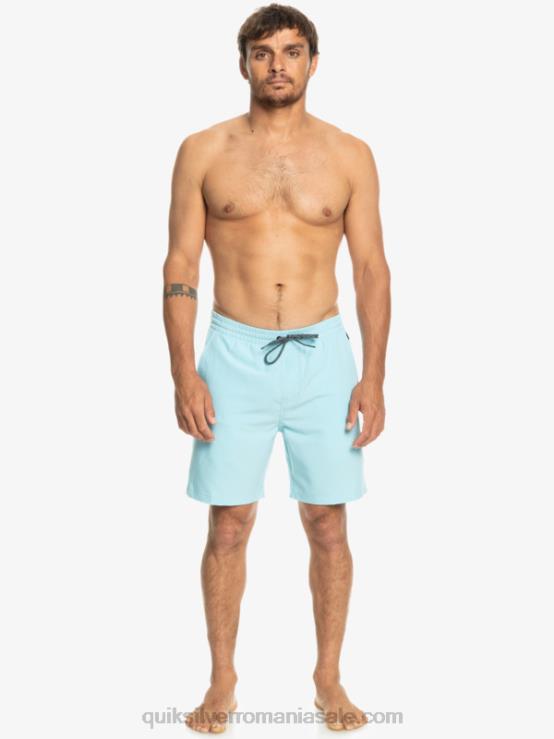 cer albastru pantaloni scurți elastic ocean 18 amfibieni XT6B347 bărbați Quiksilver