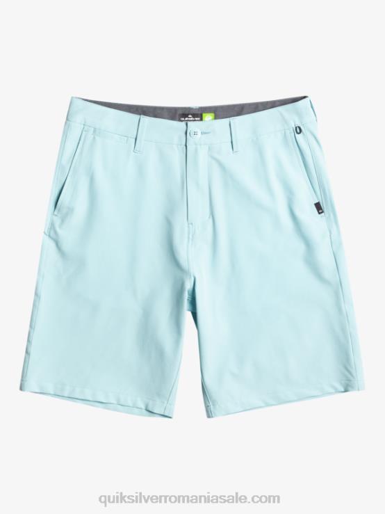cer albastru pantaloni scurți hibrid ocean union amphibian 20 XT6B145 bărbați Quiksilver